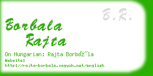 borbala rajta business card